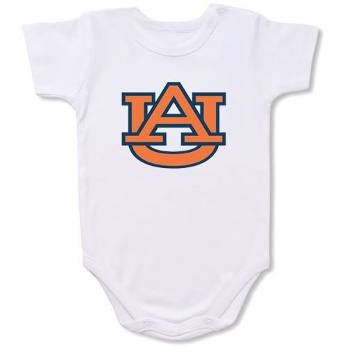 Auburn Tigers Baby Bodysuit Creeper #02